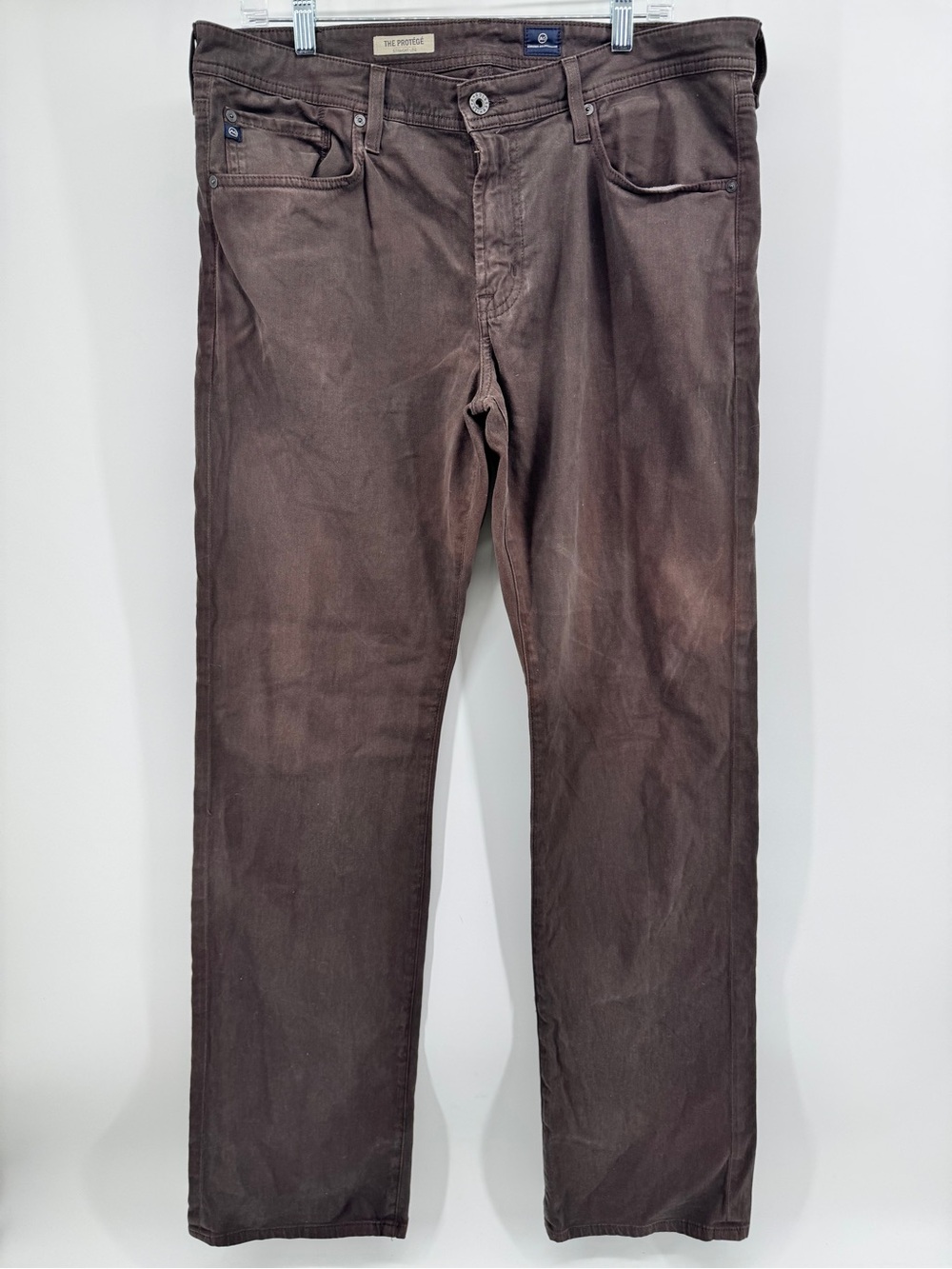 The Protégé Brown Straight-Leg‎ Pants 36x34